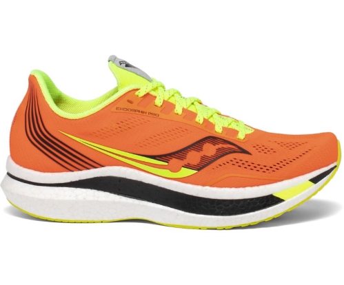 Tenis Saucony Endorphin Pro Hombre Zapatos Neutrales ViZiOrange México MX-873-MU